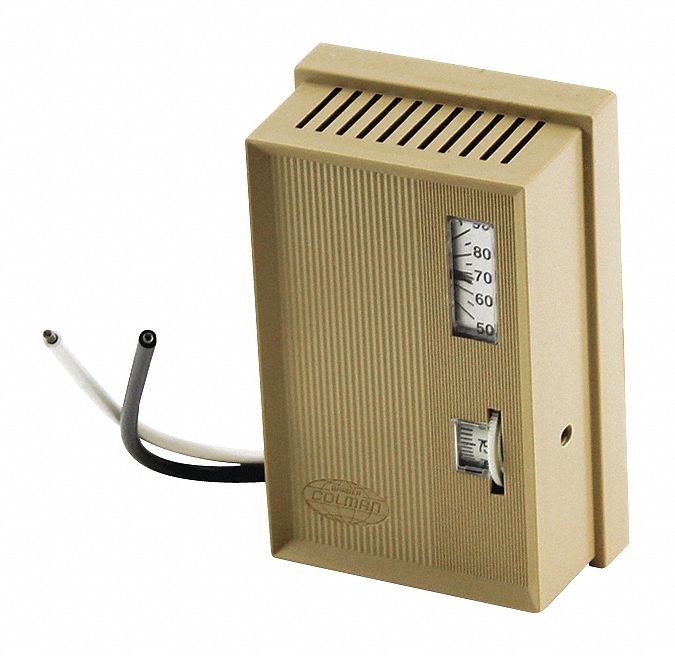 SCHNEIDER ELECTRIC Thermostat, 5585 Degrees F, 2 Pipe