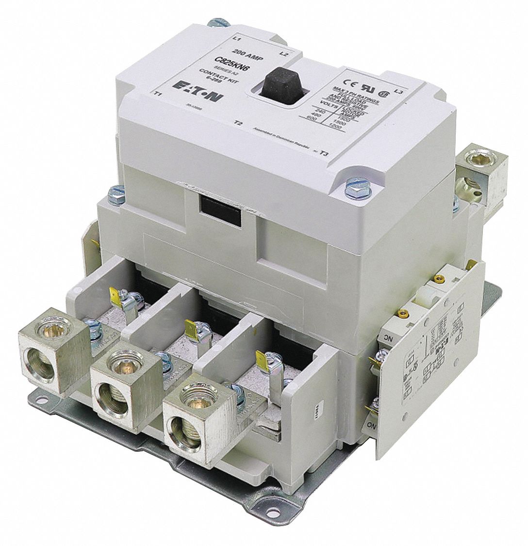 TRANE, CTR1516, Contactor, 600V, 200A, 3 Pole, 2 Auxiliary 42FK24