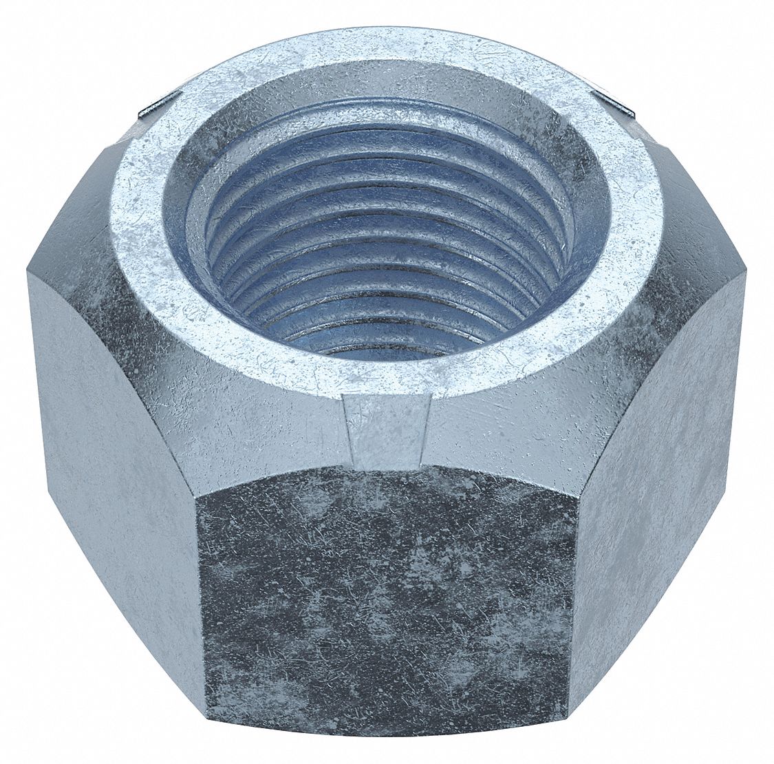 Top Lock Distorted Thread, 9/16"18 Thread Size, Lock Nut 42JU41
