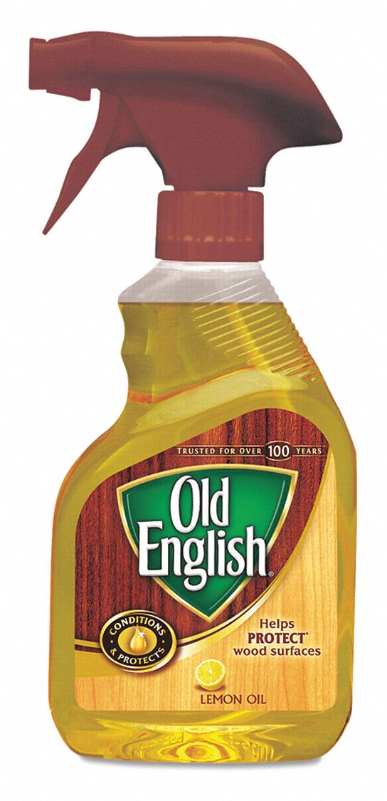 OLD ENGLISH Furniture Cleaner and Polish, Lemon, 12oz. 42PA696233882888 Grainger