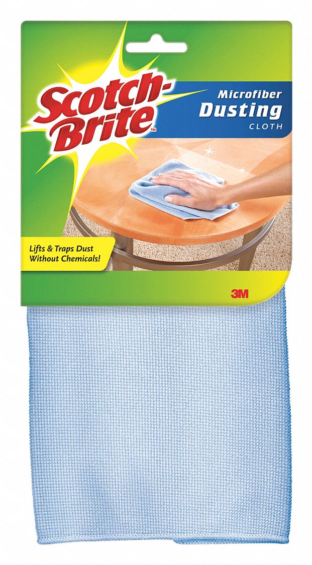 SCOTCHBRITE, Microfiber, Blue, High Performance Cloth 42TY992011