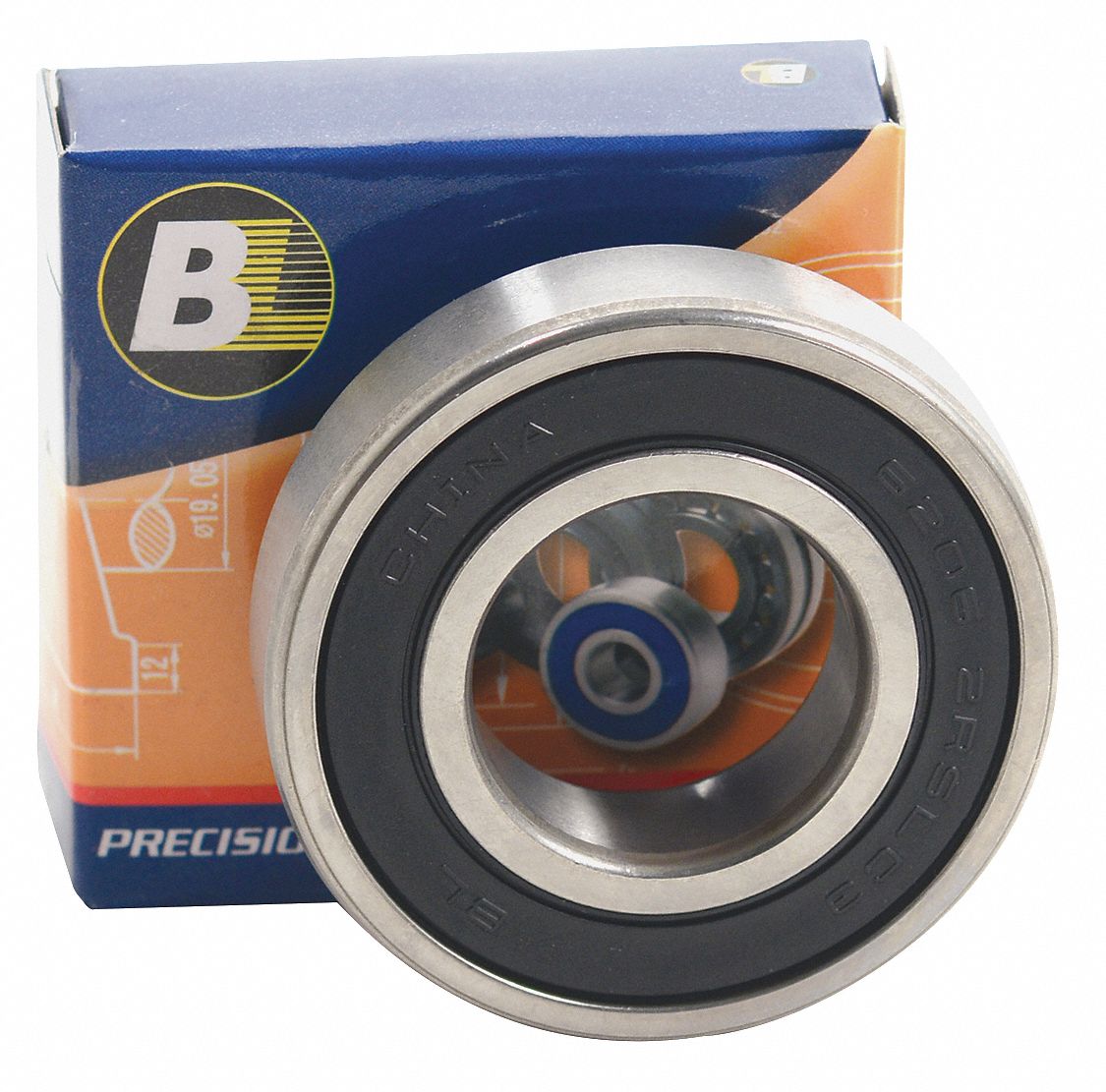 BL Bearings, Sealed, 7mm Bore Dia., ABEC 1 49DE07R4A 2RS PRX Grainger