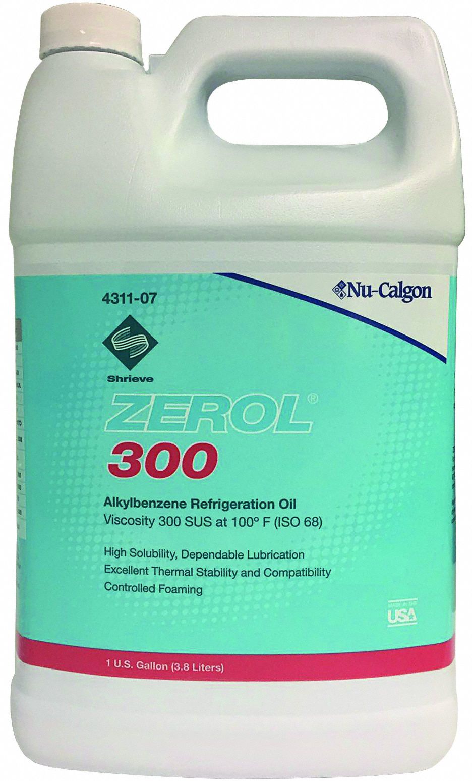 NUCALGON, 1 gal Container Size, Alkylbenzene, Refrigeration Lubricant