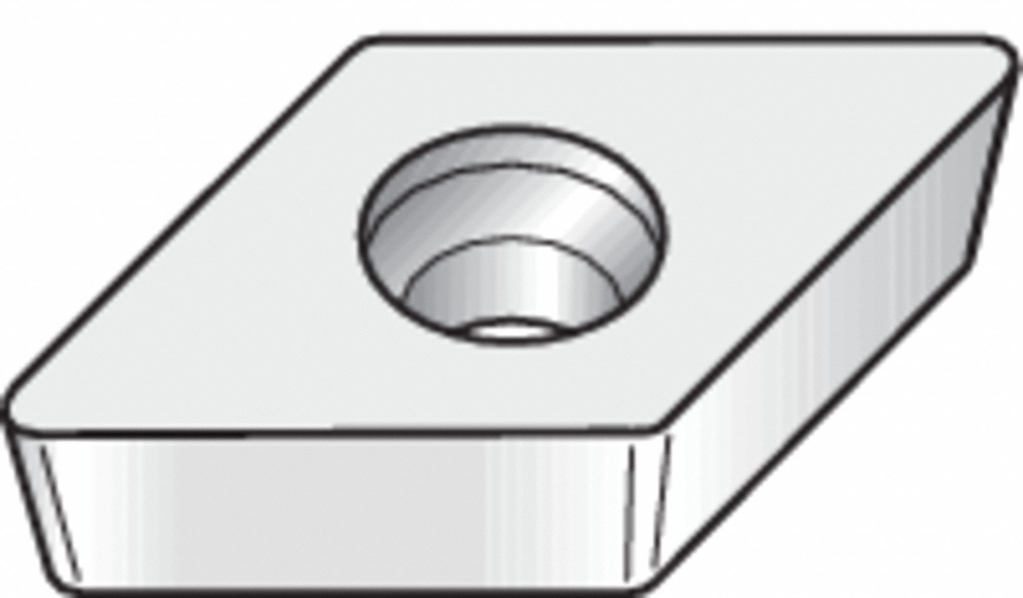 WIDIA, DCMW Insert, Neutral, Diamond Turning Insert 433C31DCMW3251