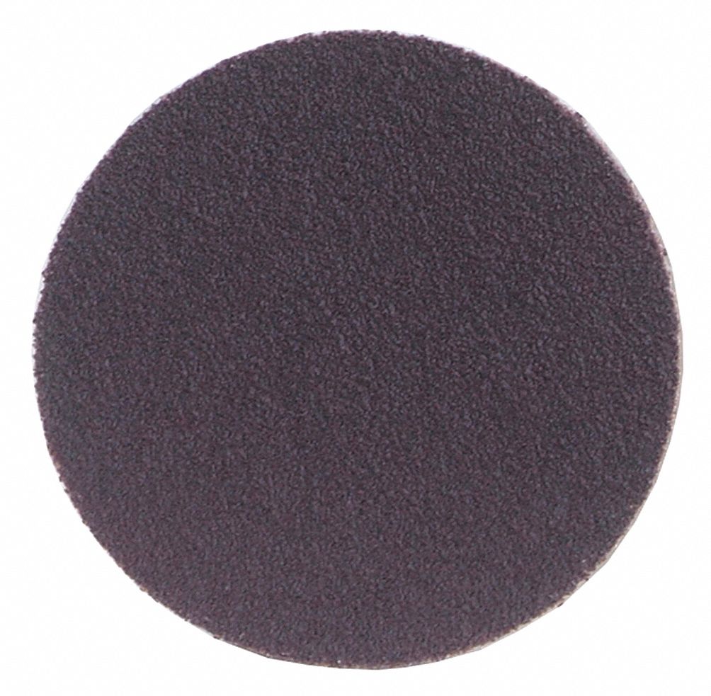 GRAINGER APPROVED PSA Sanding Disc Coarse, 60 Abrasive Grit, Aluminum