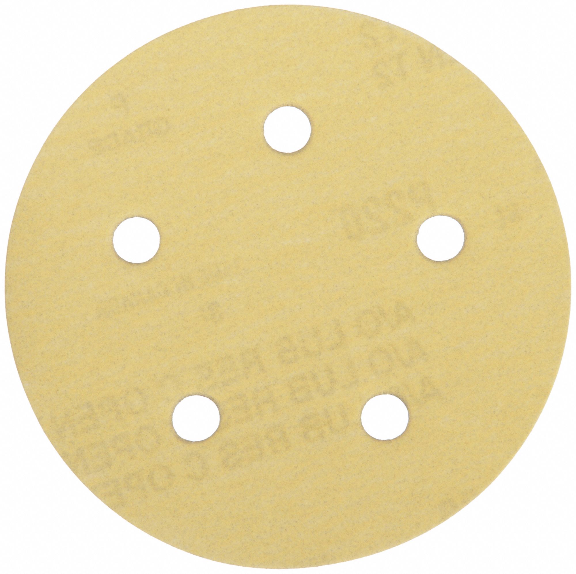 5 in Dia, 5 Hole, HookandLoop Sanding Disc 435Z8678072775472