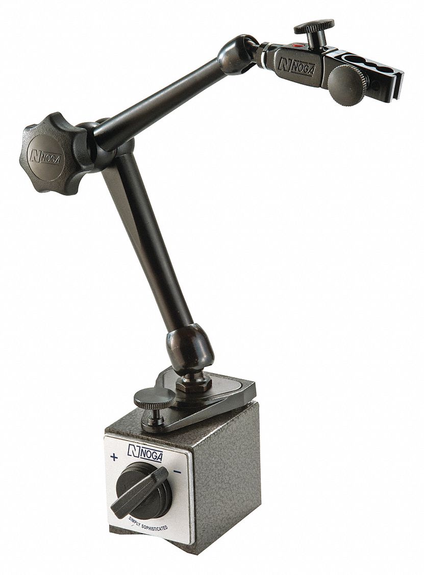 NOGA Magnetic Base, 176 Magnetic Pull (Lb.), 2 W x 23-51/64 L x 23-5/32