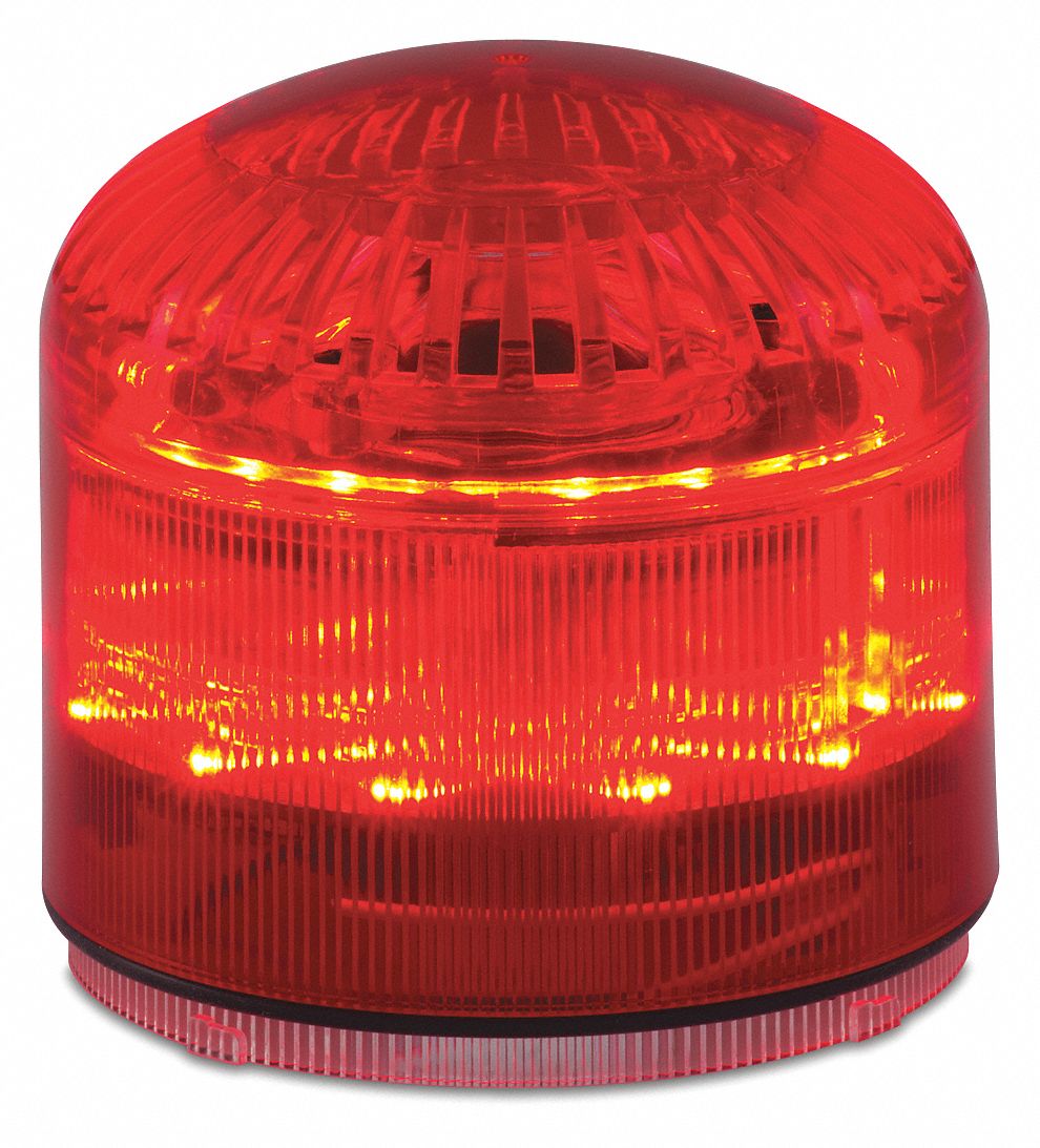Federal Signal SLM600R Federal Signal Beacon Warning Sounder Light Red