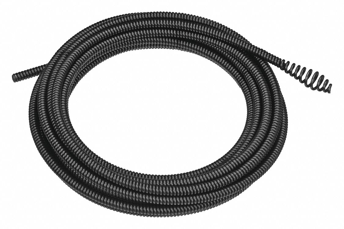 DEWALT Inner Core Bulb Head Drain Cleaning Cable 5/16 in x 25 ft