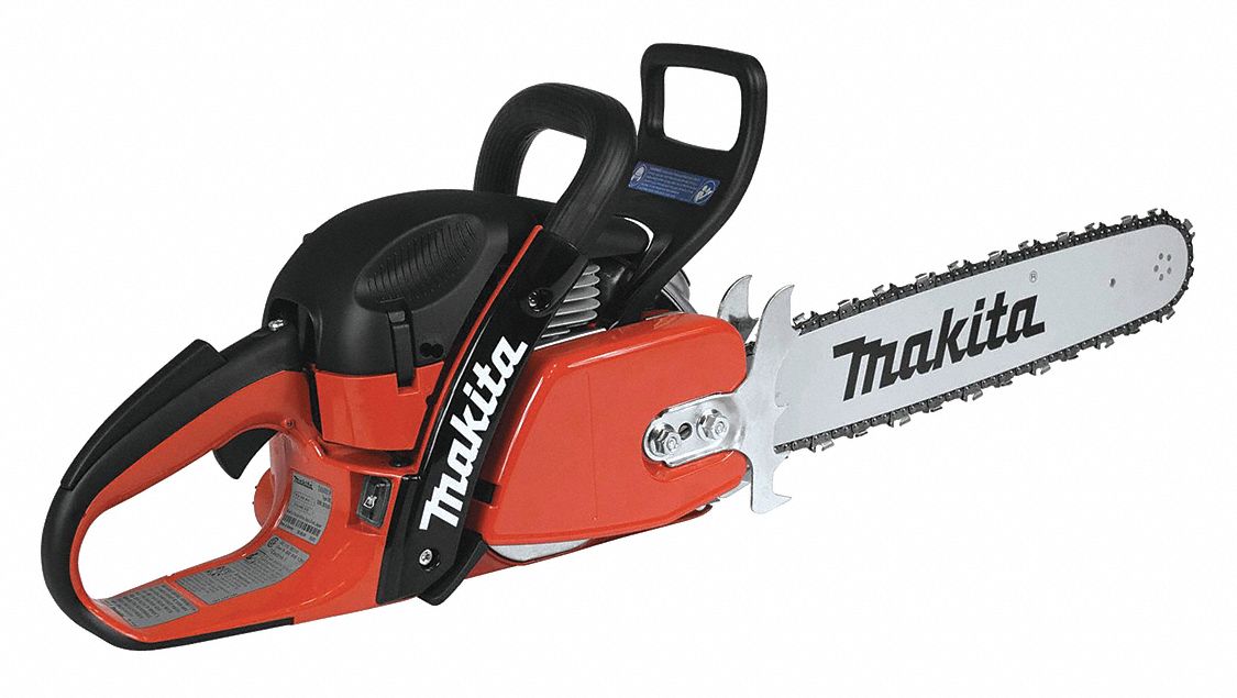 MAKITA 18 in, Gas Powered, Chain Saw, 50.0 cc Engine Displacement