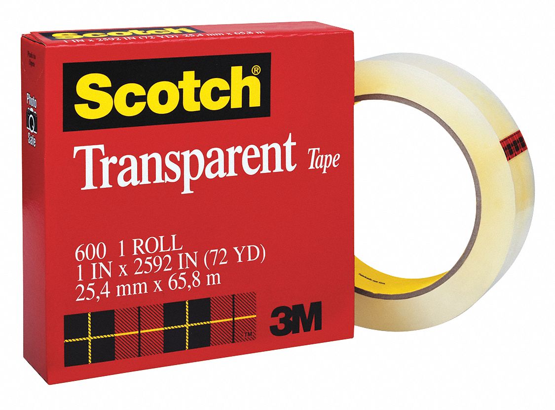 3M™ Scotch™, 600, Office Tape 43FZ7960012592 Grainger