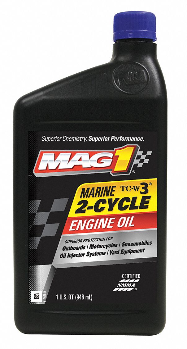 MAG 1 Conventional 2Cycle Engine Oil, 1 qt Bottle, SAE