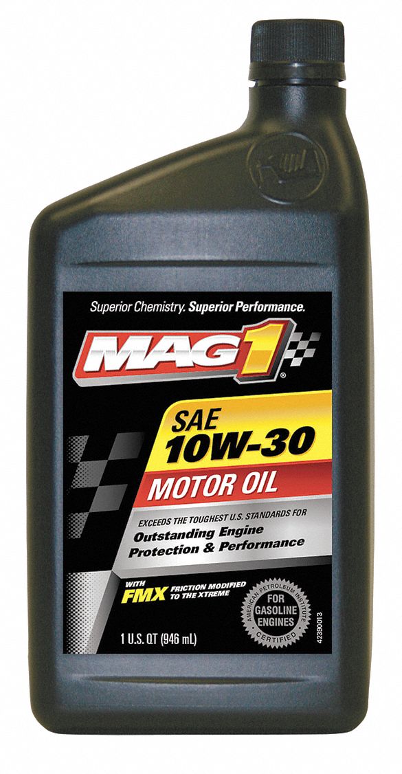 MAG 1 Conventional Engine Oil, 1 qt. Bottle, SAE Grade: 10W-30, Amber