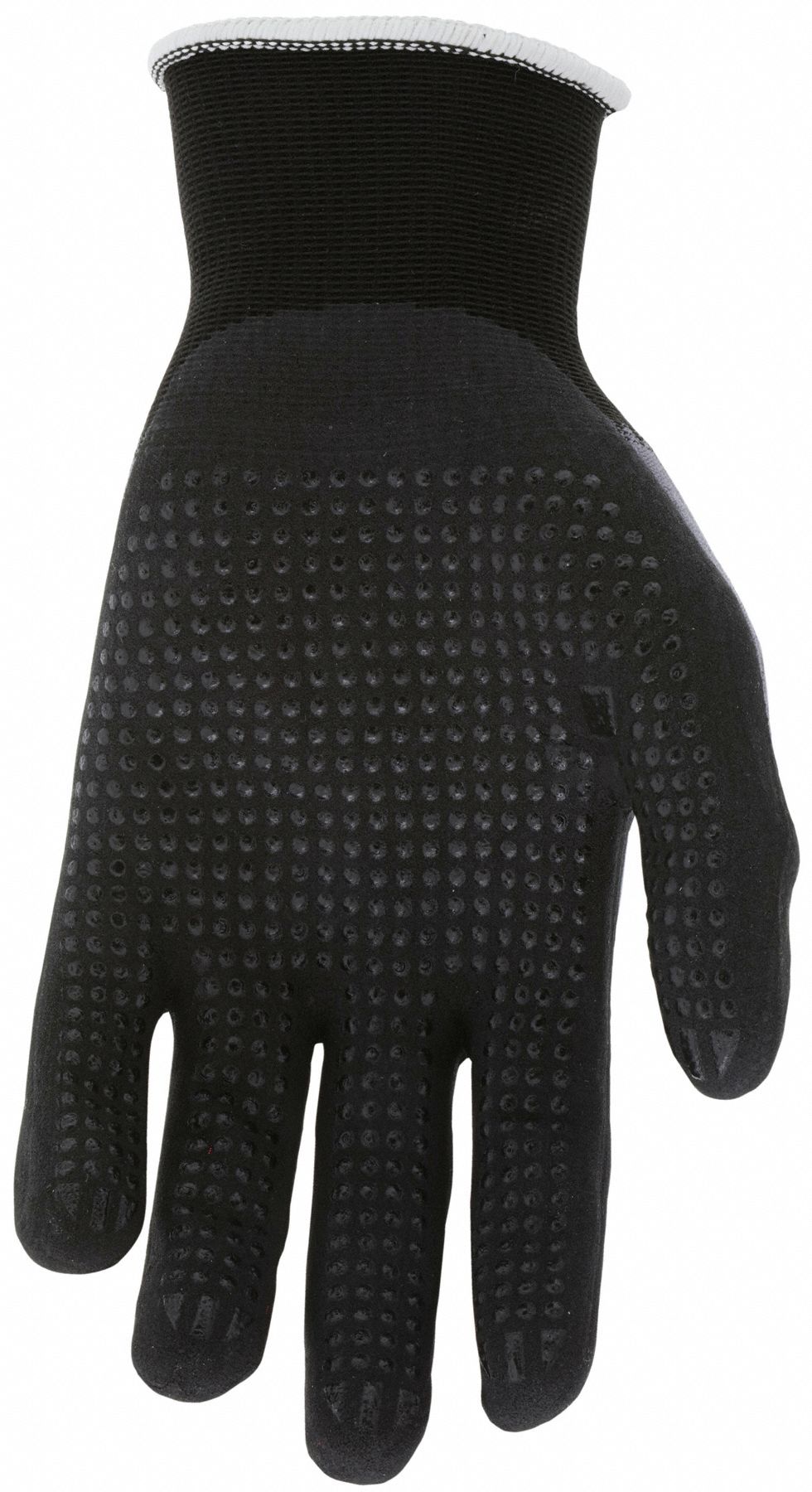 MCR SAFETY Coated Gloves 2XL ( 11 ), Dotted, Nitrile, Palm, Double