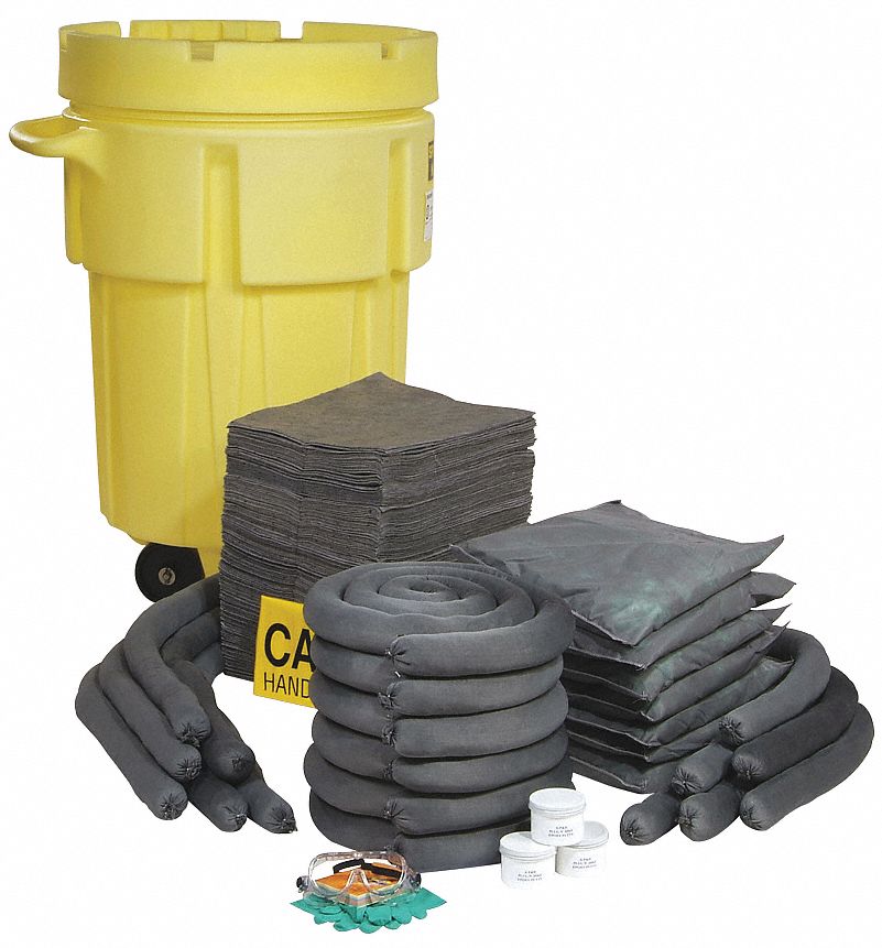 SPILLTECH Spill Kit/Station, Drum, Universal, 86.9 gal 443U09SPKU95