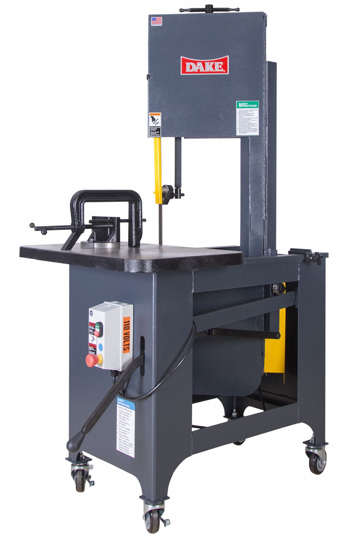 DAKE CORPORATION Corded, Band Saw, Vertical, SemiAutomatic 444F24