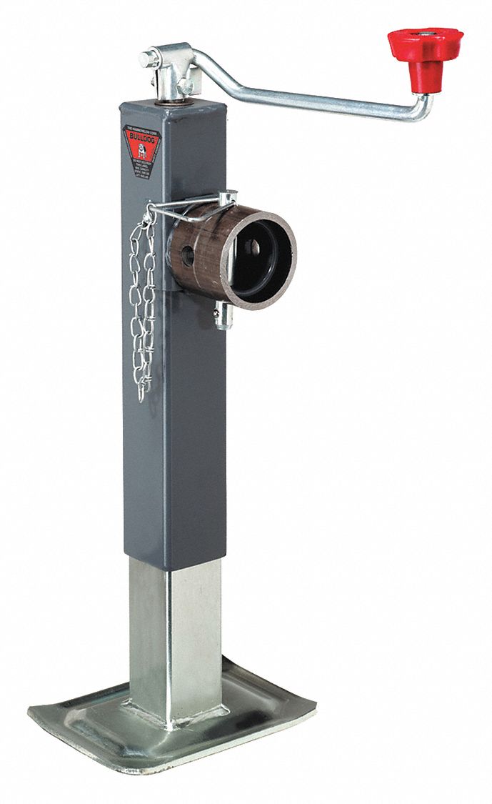 BULLDOG, Topwind Trailer Jack, 8,000 lb Static Load Capacity, Trailer