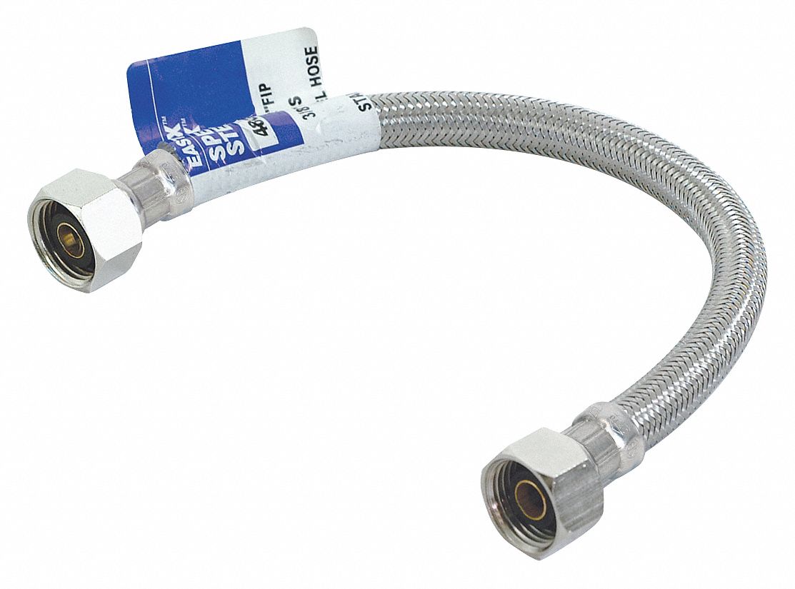 GRAINGER APPROVED Supply Line, Hose Fittings Brass 1/2 in Compression x