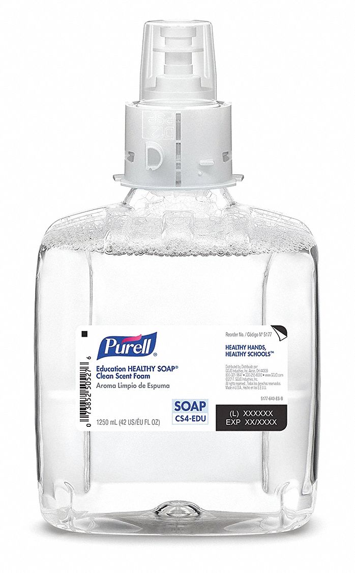 PURELL, 1,250 mL Size, Requires Dispenser, Hand Cleaner 444M705177