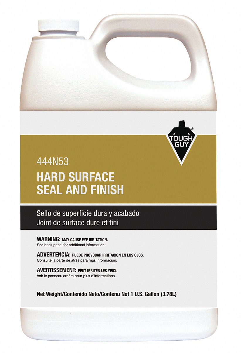 TOUGH GUY Hard Surface Floor Sealer Jug, 1 gal Container Size, Ready