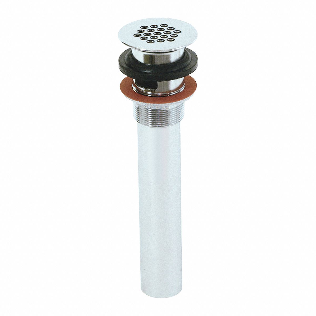 GRAINGER APPROVED Brass Round Drain Strainers, 1 1/4 in Pipe Dia., 1 1/