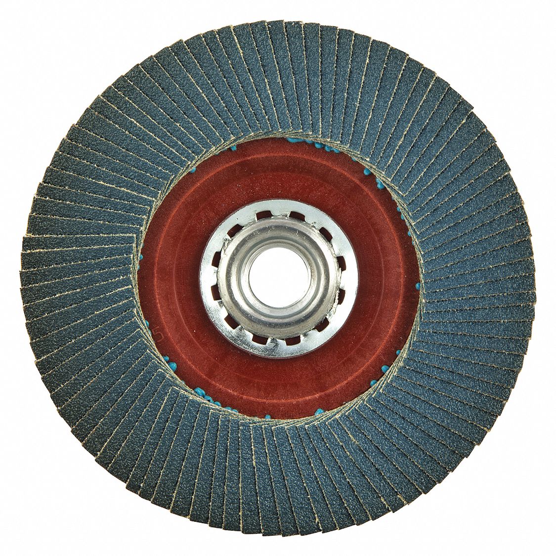 GRAINGER APPROVED Type 27, Flap Disc, Zirconia Alumina, 4 1/2 in Disc