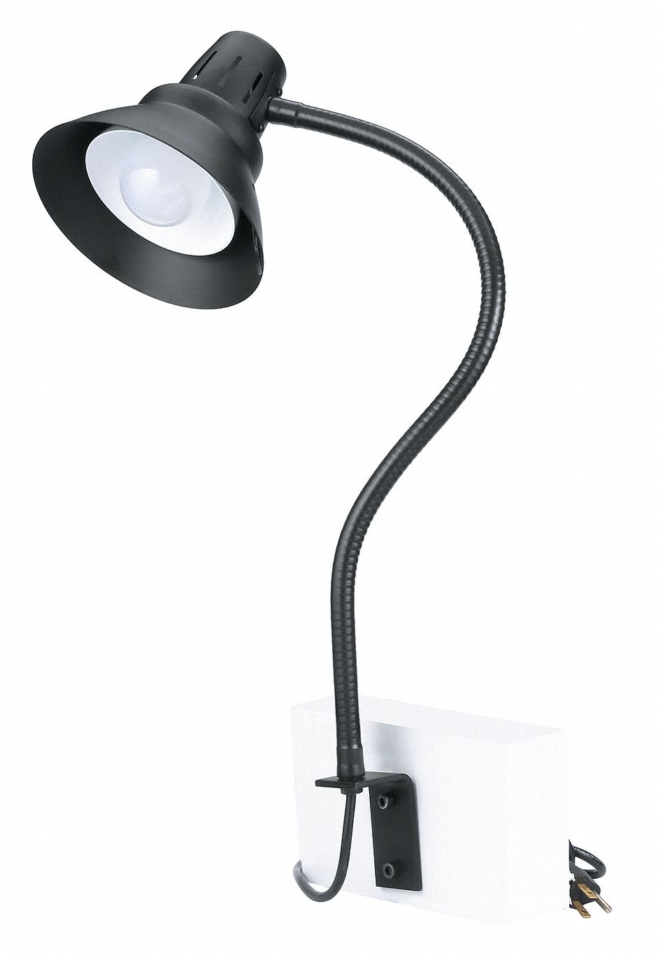 ELECTRIX Gooseneck Task Light, LED, 22 in Arm Length, 800 lm Lumens