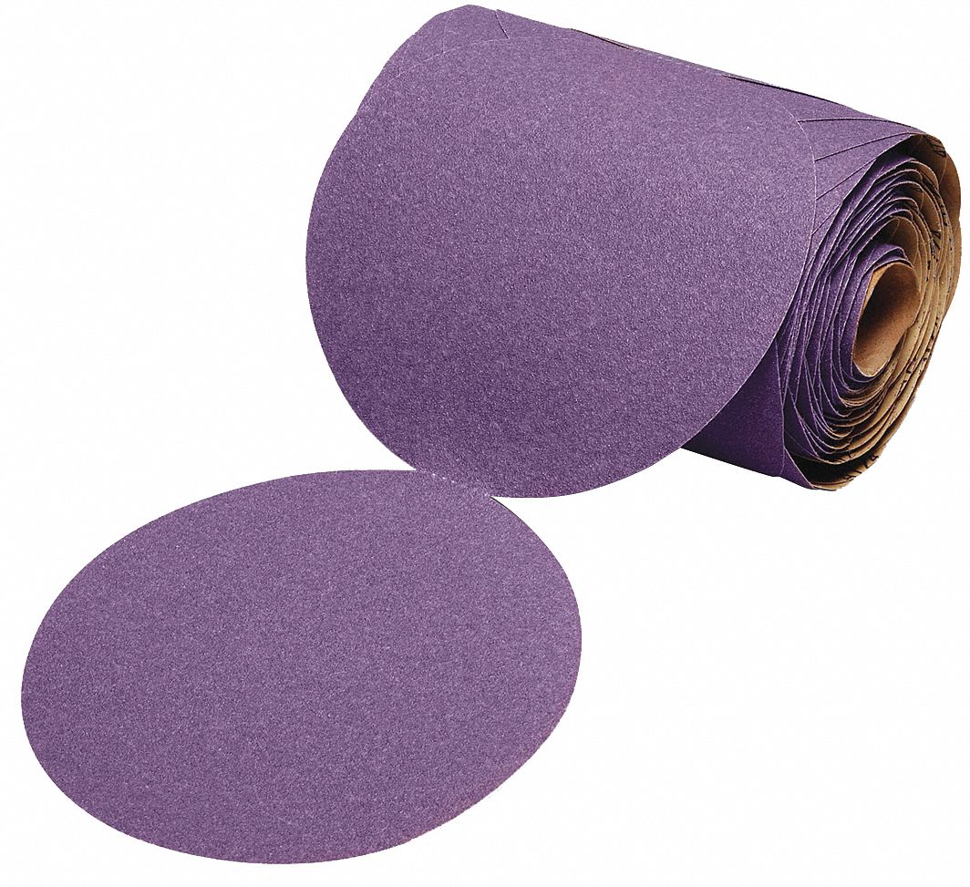 3M CUBITRON II Sanding Disc Roll Coated, NonVacuum, 80 Abrasive Grit