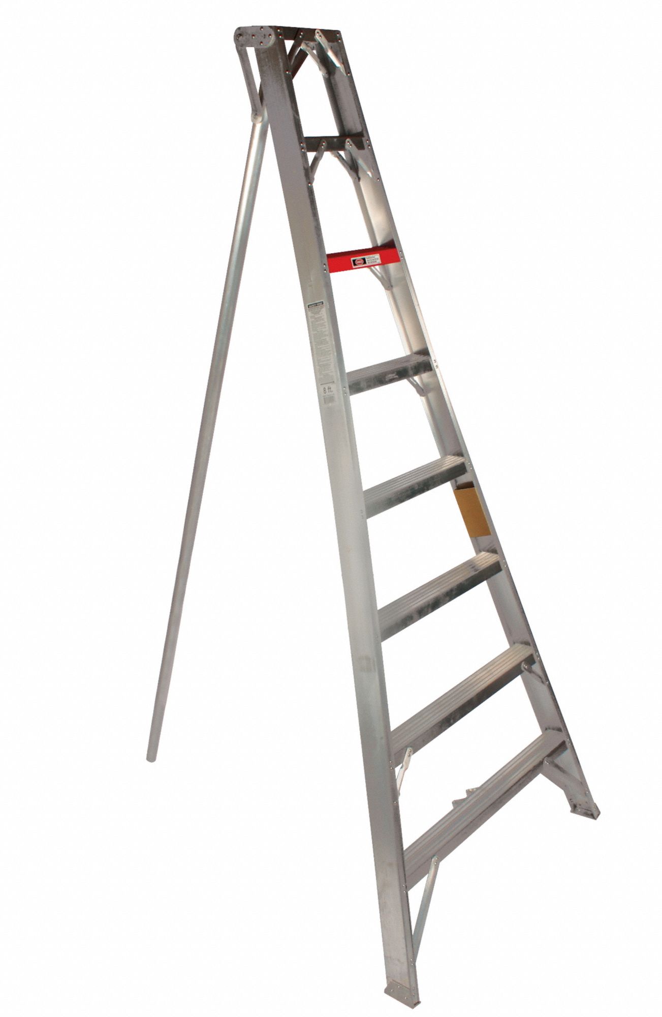 STOKES Tripod Orchard Stepladder 16 ft Ladder Ht, 16 Steps, 63 7/8 in