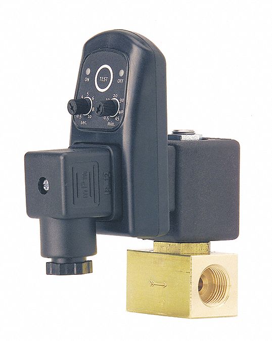 WILKERSON, WDV3G12BL, Drain Valve, Drain Elec 44D097WDV3G12BL