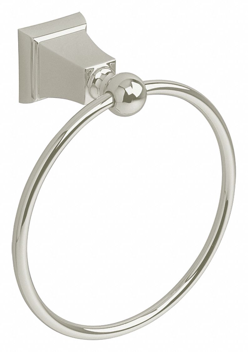Satin Nickel Towel Ring Grainger
