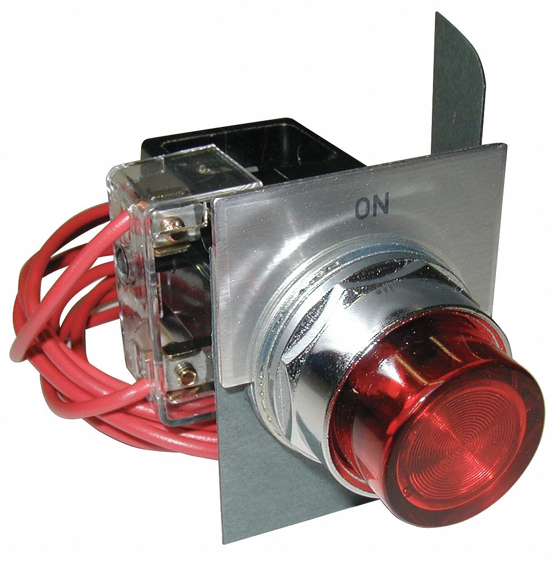 SIEMENS Red Pilot light, NEMA Rating 1, 12, 4, 4X, For Use With Hinged