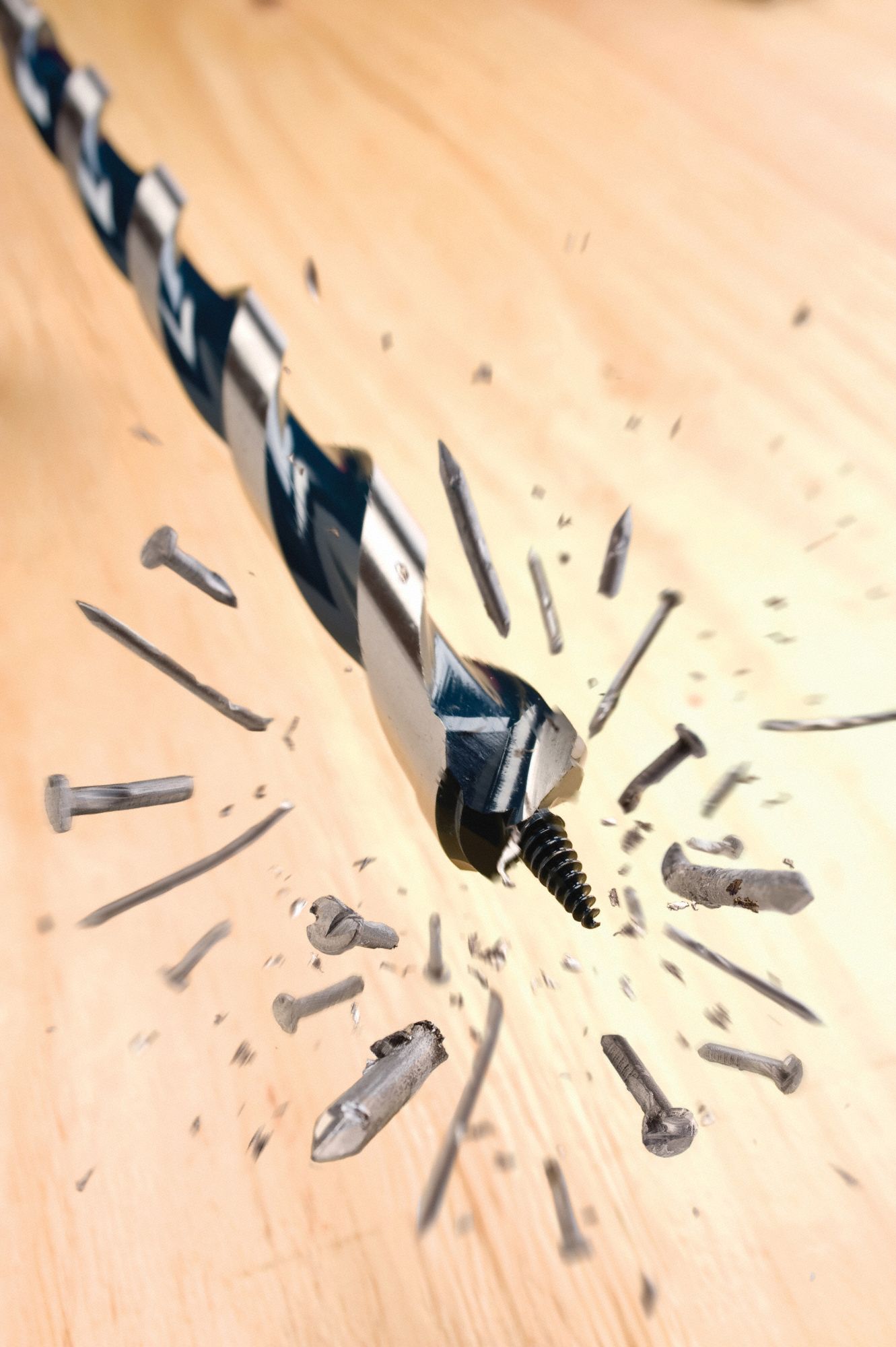 BOSCH Hybrid Ship and Spur Auger, Hybrid Drill Bit, 3/8 in, 7 1/2 in