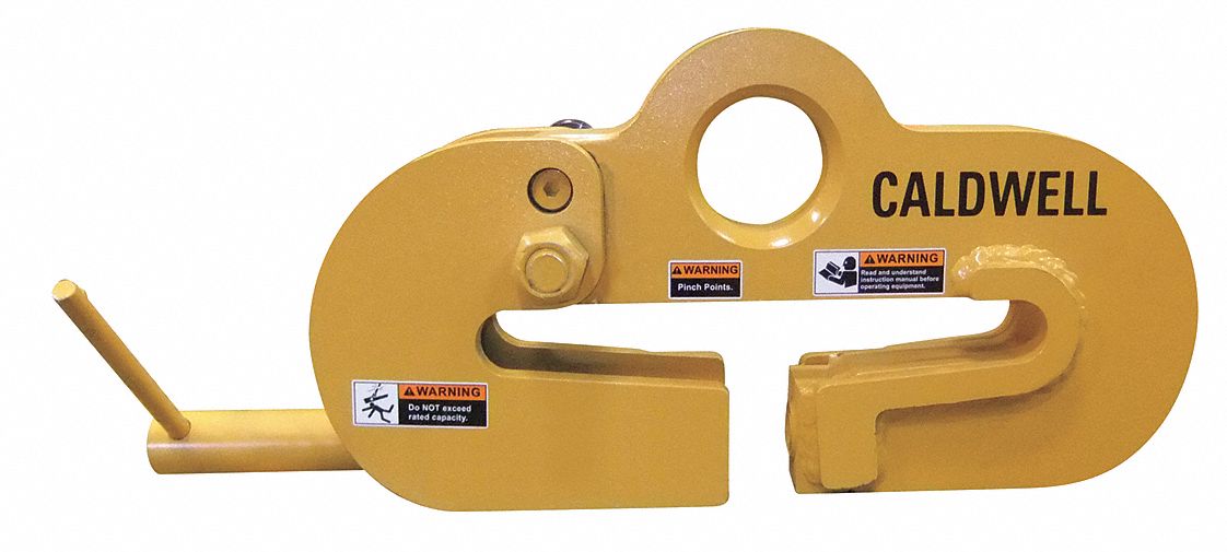 CALDWELL Beam  Clamp, 22,000 lb Safe Working Load, 6 in to 12 in Jaw