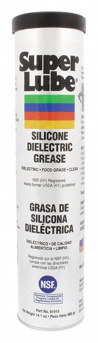 SUPER LUBE, Silicone Dielectric and Vacuum Grease, 14 oz, Dielectric