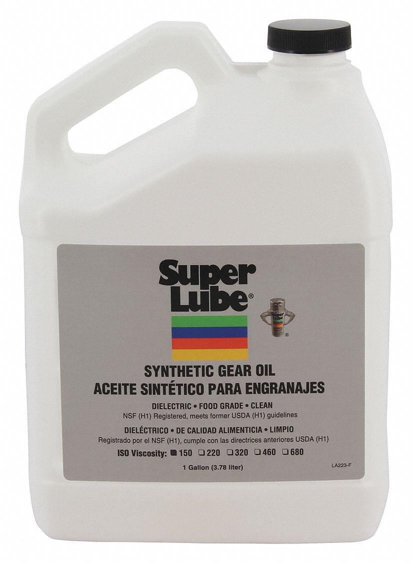 SUPER LUBE, Synthetic Gear Oil, 1 gal, Gear Oil 44N76554101 Grainger