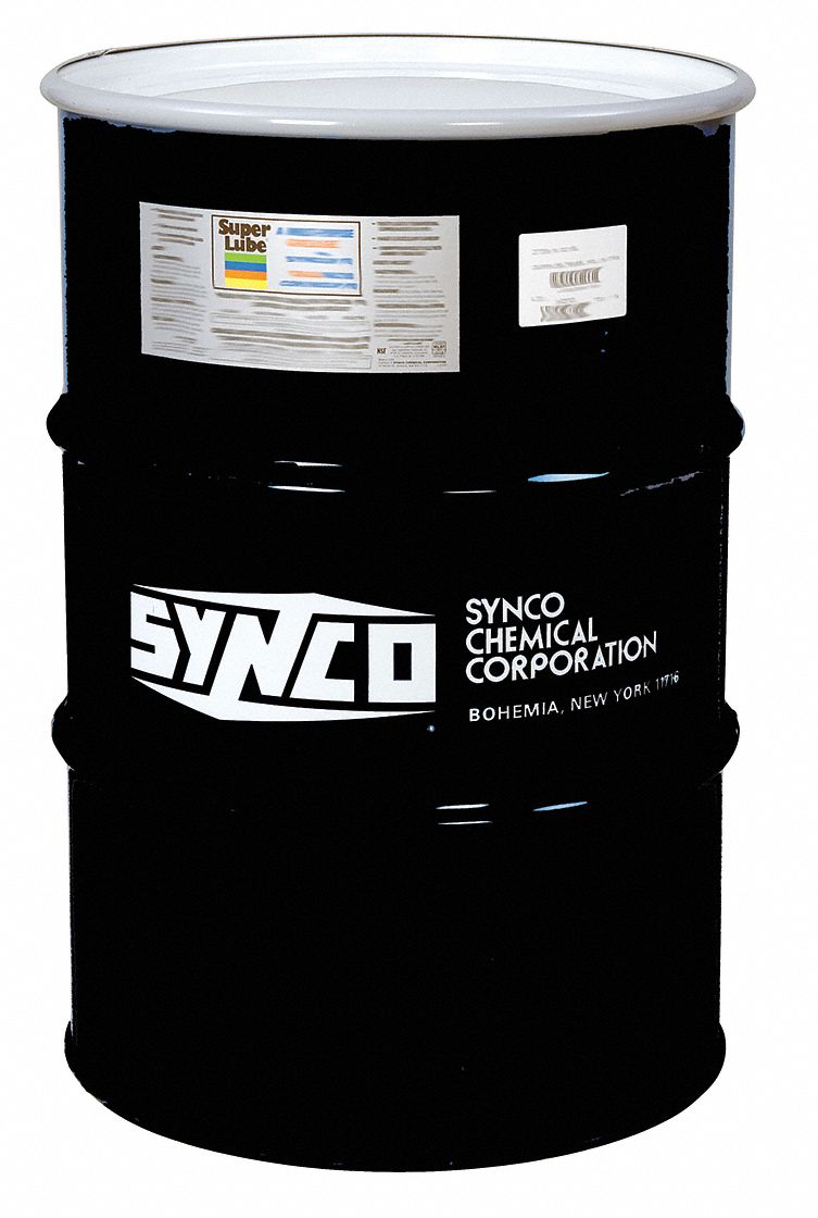 SUPER LUBE, 55 gal, Drum, Hydraulic Oil 44N75351550 Grainger