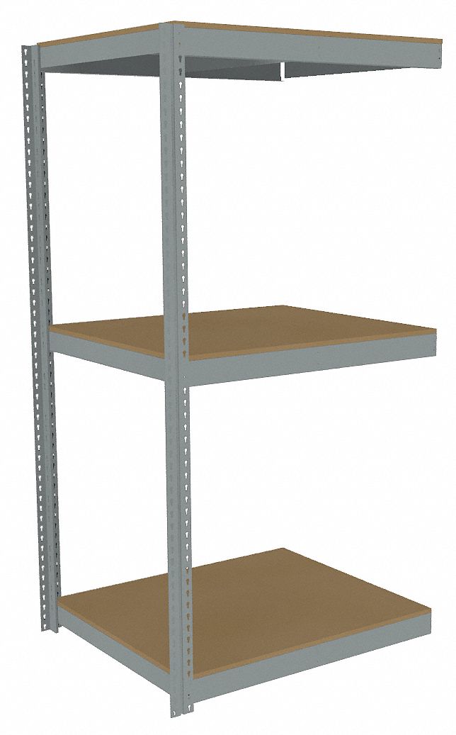 TENNSCO Boltless Shelving AddOn, HeavyDuty, 48 in x 36 in, 84 in