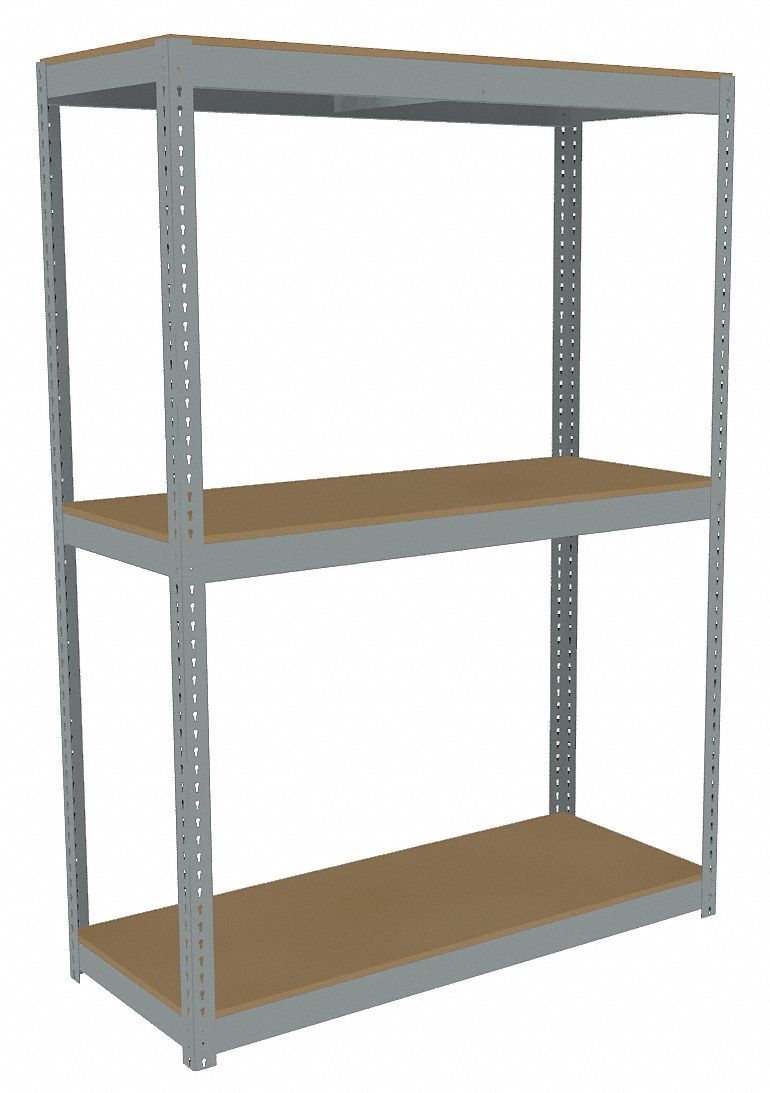 TENNSCO Boltless Shelving Starter, HeavyDuty, 60 in x 24 in, 84 in