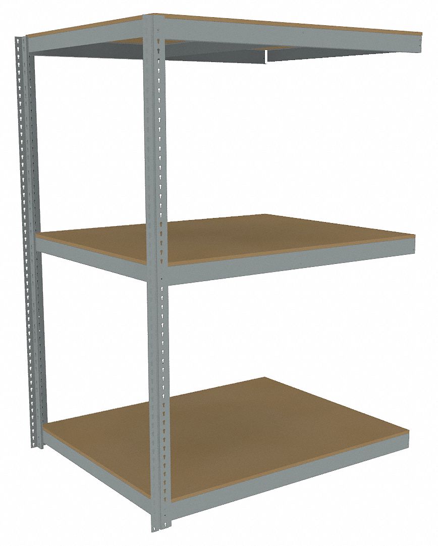 TENNSCO Boltless Shelving AddOn, HeavyDuty, 60 in x 42 in, 84 in