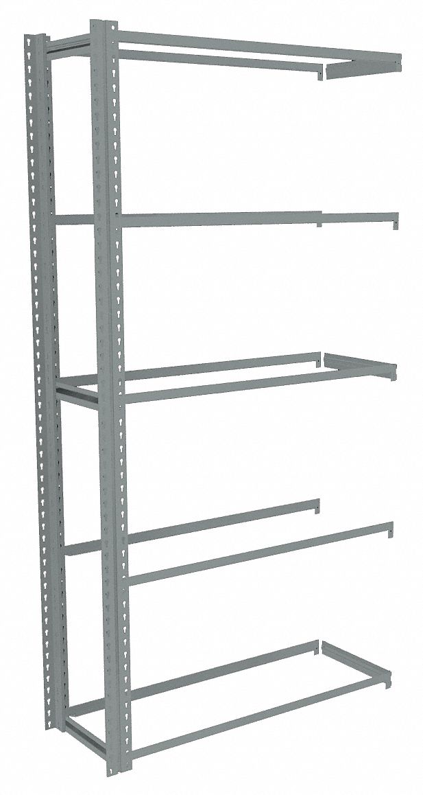 TENNSCO Boltless Shelving AddOn, LightDuty, 42 in x 15 in, 84 in