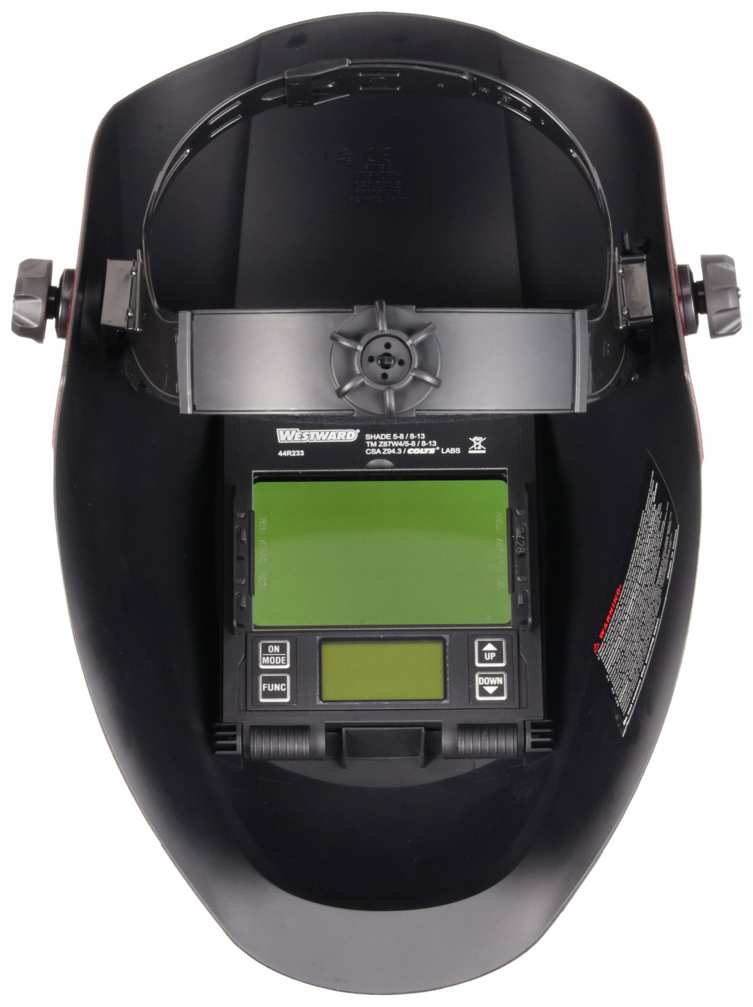 WESTWARD Welding Helmet AutoDarkening, 4 Arc Sensors, Graphics, Black