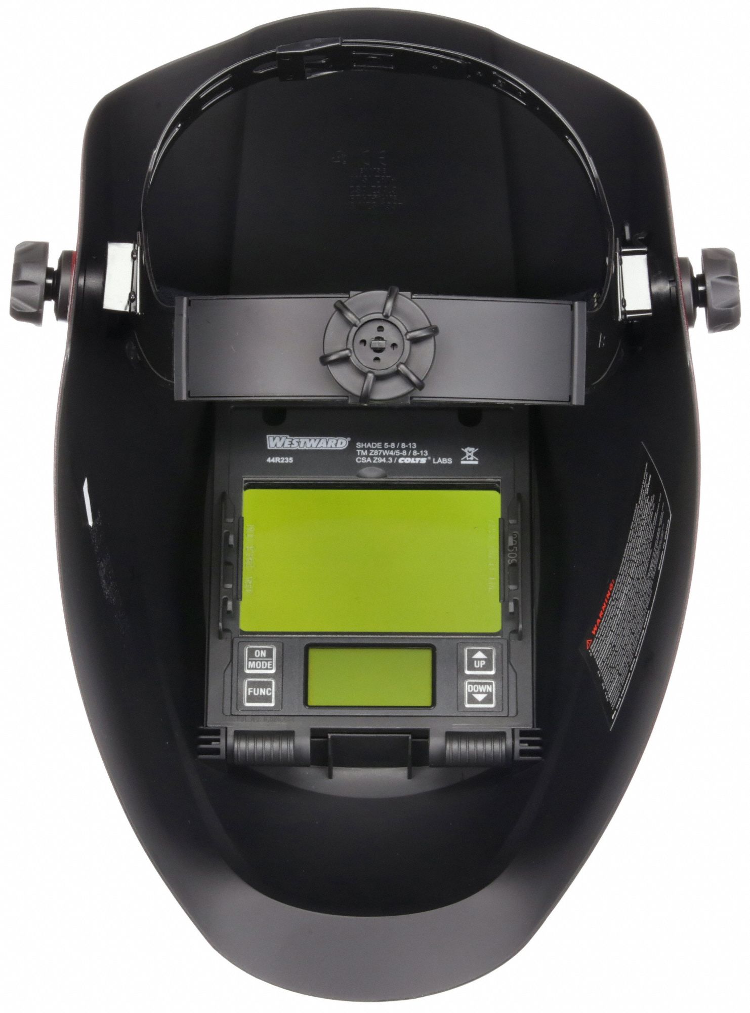 WESTWARD Welding Helmet AutoDarkening, 4 Arc Sensors, Graphics, Black