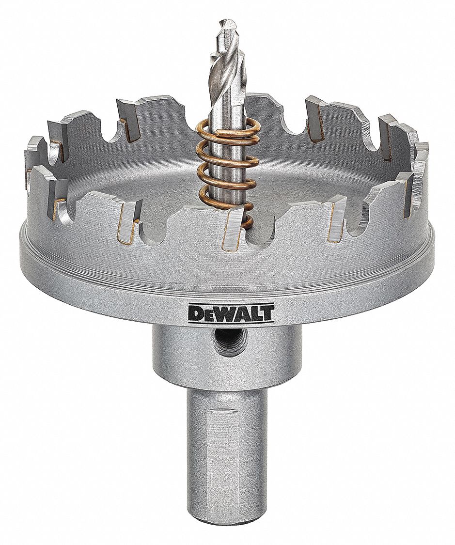 DEWALT 21/2"Dia. Hole Saw for Metal, 1/4" Max. Cutting Depth 44YX79DWACM1840 Grainger