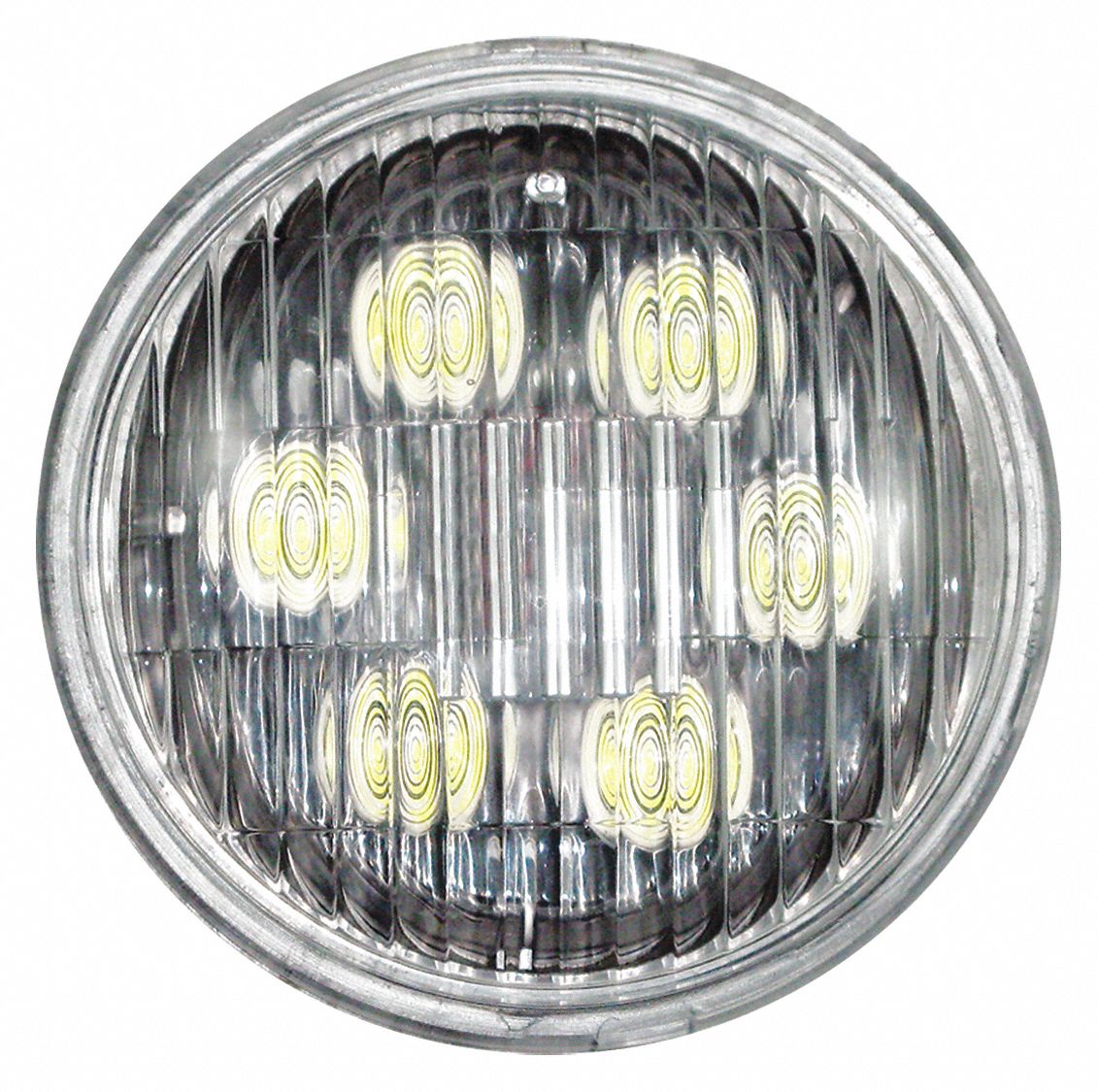 JETCO Sealed Beam Headlight, LED, Round 44ZE03130LED44118 Grainger