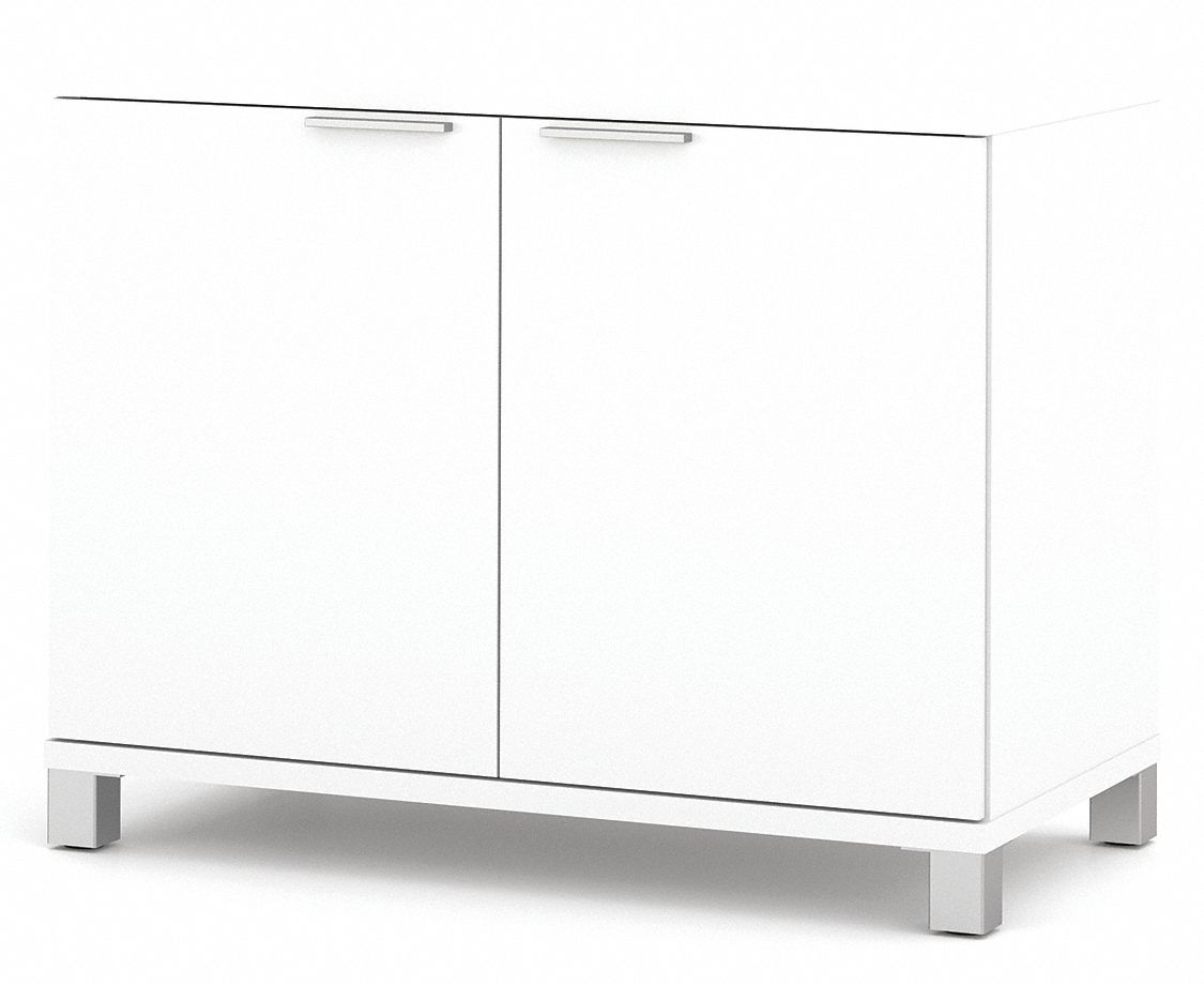 BESTAR Storage 2 Shelves, White 44ZH0312087917 Grainger