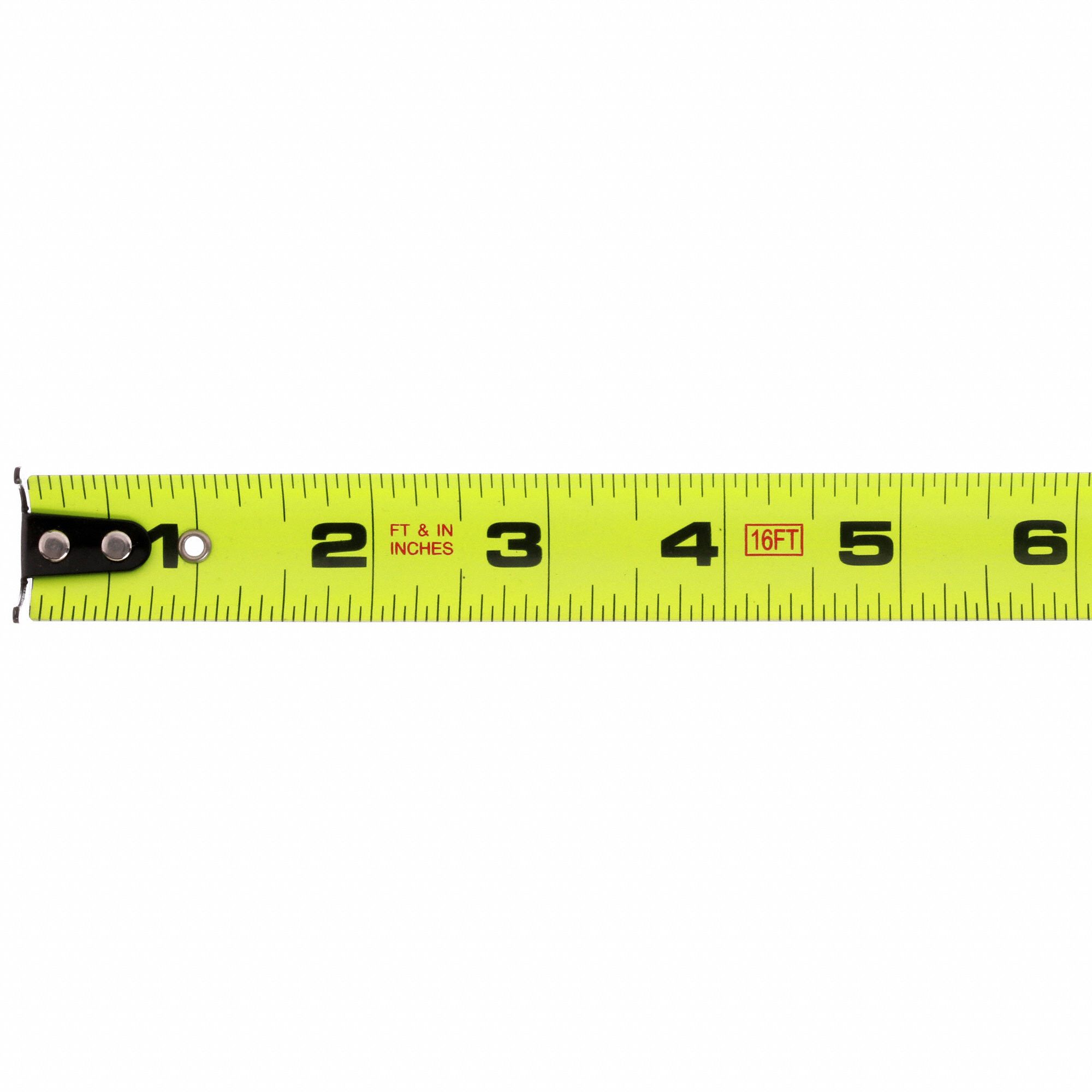 KESON Tape Measure 16 ft Blade Lg, 1 in Blade Wd, in/ft, Closed, Steel