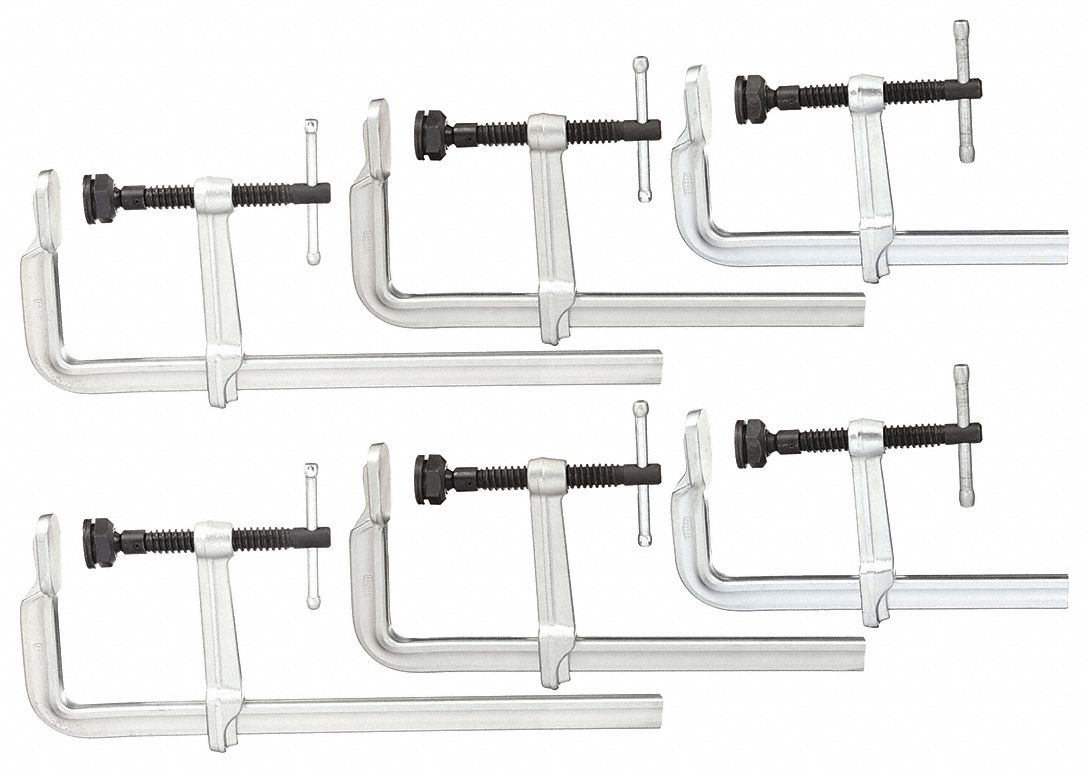 BESSEY, Heavy Duty, Sliding T Handle, Bar Clamp Set 44ZL53CLSXHDSET