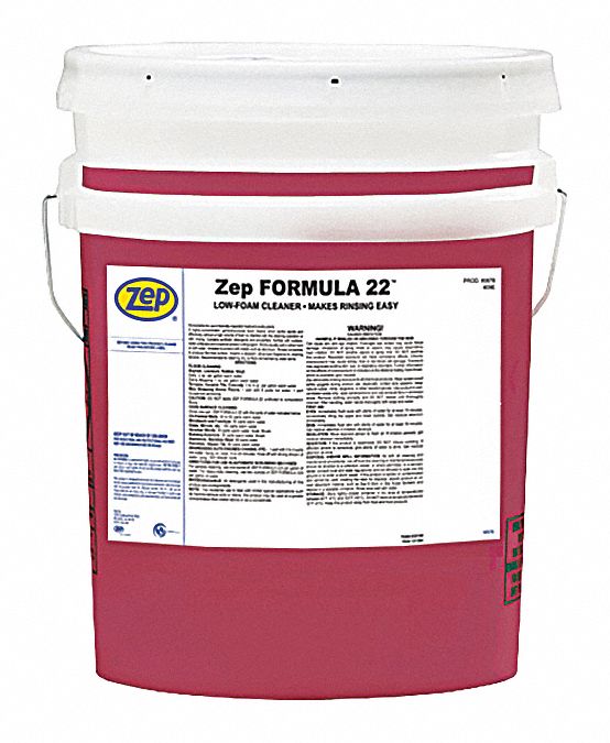 ZEP Floor Cleaner, Liquid, 5 gal, Pail, 645 gal RTU Yield per Container