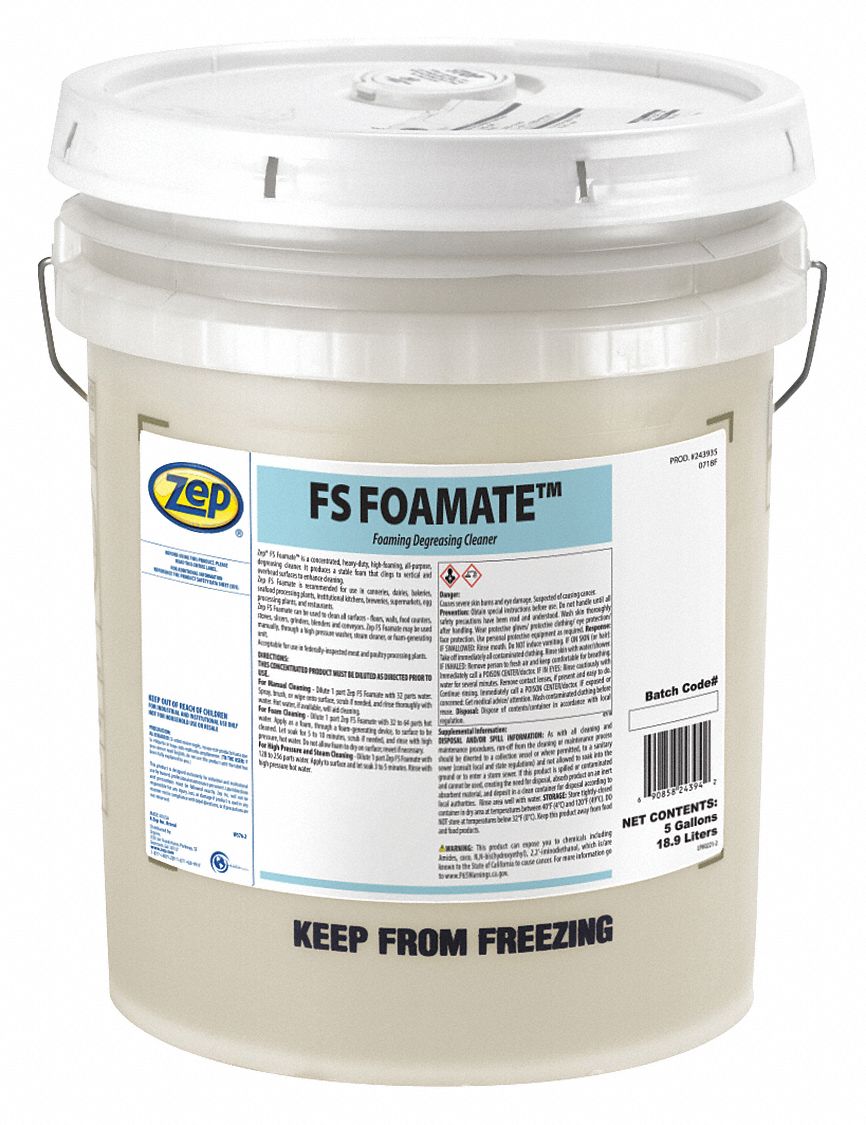 ZEP All Purpose Cleaner, 5 gal, Bucket 54ZN58243935 Grainger
